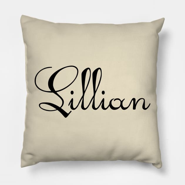 Pick your name. Lillian Pillow by CatCoconut-Art