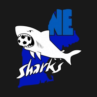 deffunct New England Sharks Soccer 1981 T-Shirt