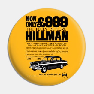 HILLMAN MINX - advert Pin