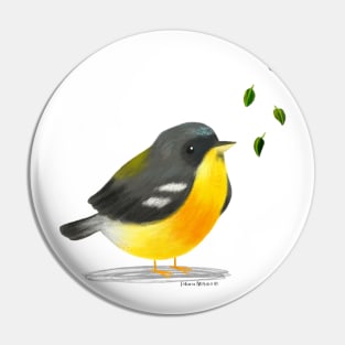 Tropical Parula Bird Pin