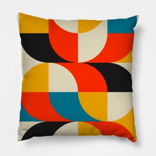 Bauhaus Inspired Pattern Pillow