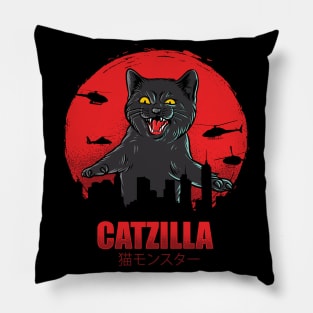 Catzilla Pillow