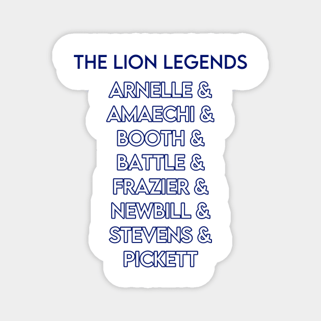 The Lion Legends Magnet by npetrshops