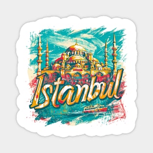 Istanbul Retro Turkey t-shirt Magnet