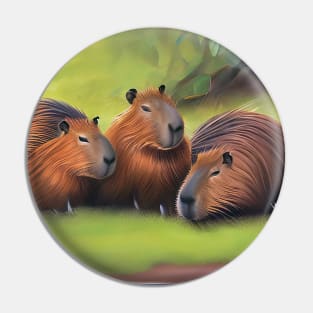 capybara lake Pin