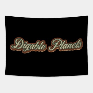 Digable Planets Vintage Text Tapestry