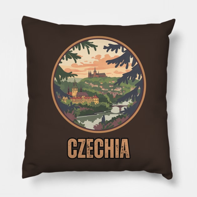 Czechia Pillow by Mary_Momerwids