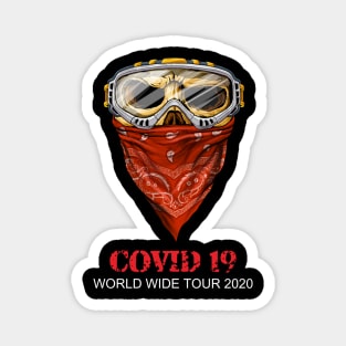 covid 19 world tour Magnet