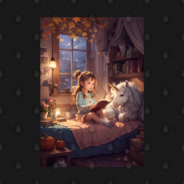 Cozy Reads in a Magical World by DaffodilArts