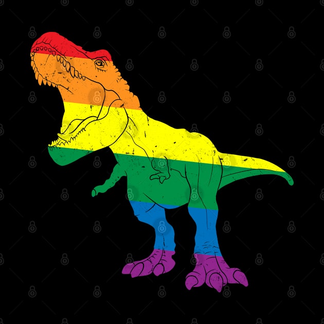 Dinosaur lgbt by Leosit