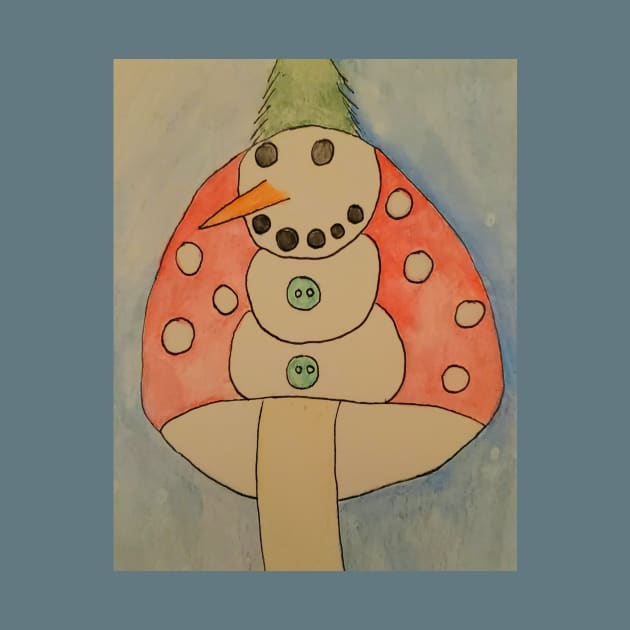 Amanita Snowman by etherealwonders