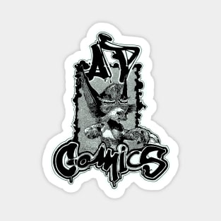 AP cat superhero Comics Magnet