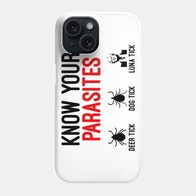 Know Your Parasites Phone Case by Raw Designs LDN