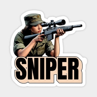 Sniper Girl Magnet