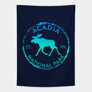 Acadia National Park NP Maine ME USA Moose Lovers Souvenir Tapestry