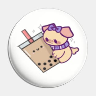 Benji with Boba Pin