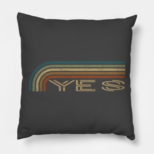 Yes Retro Stripes Pillow