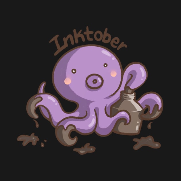 Inktober Octopus by mschibious