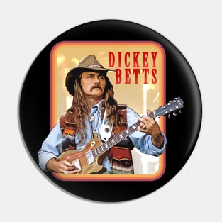 Vintage Retro Dickey Betts Pin