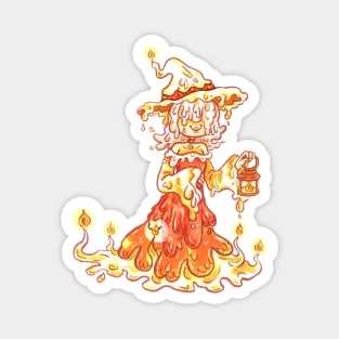 Candle Witch Magnet