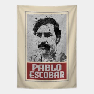 Pablo Escobar Retro Style Mug Banner Tapestry