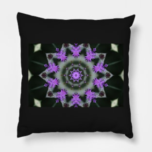 Kaleidoscope Purple Happiness Pillow