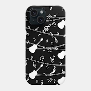 guitar music art Phone Case