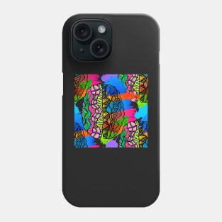 Outside the Lines (Left Brain - Right Brain) Phone Case