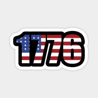 True American Patriot 1776 Magnet