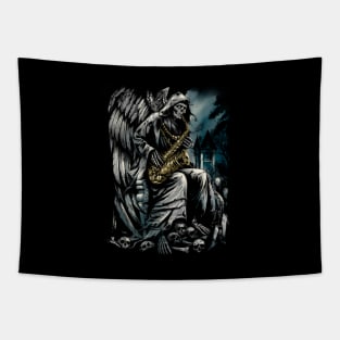 death saxophonist Tapestry