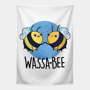 Wassabee Cute Wasabi Bee Pun Tapestry