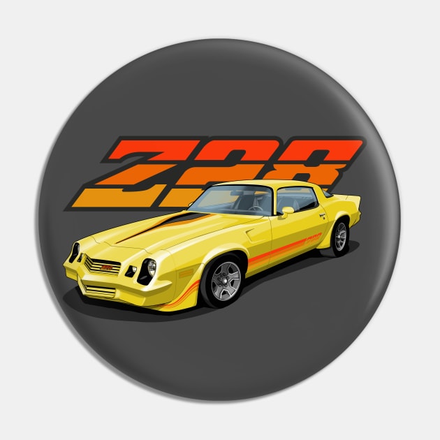 1981 Chevrolet Camaro Z28 in yellow Pin by candcretro