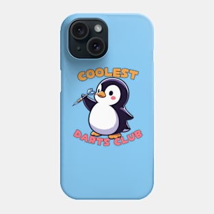 Darts penguin Phone Case