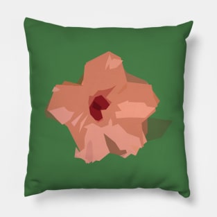 Flower Pink Minimal geometric Pillow