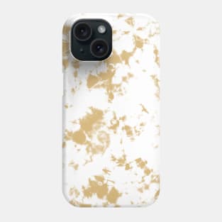 Honey brown and white marble - Tie-Dye Shibori Texture Phone Case