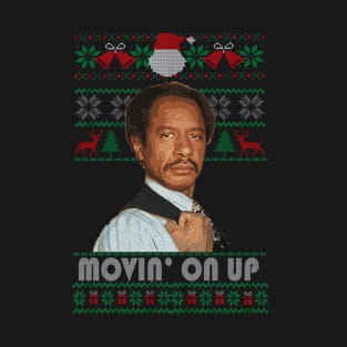 Ugly Christmas The Jeffersons - Movin On Up T-Shirt