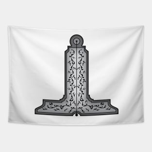 Level symbol - Masonic symbol of Senior Warden for Blue Lodge Freemasonry Tapestry