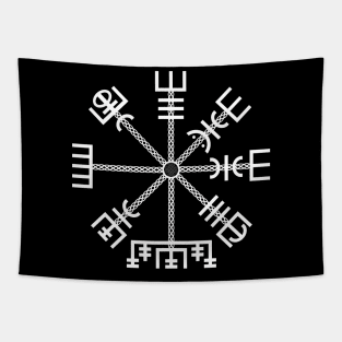 Vegvisir Icelandic Magical Stave Tapestry