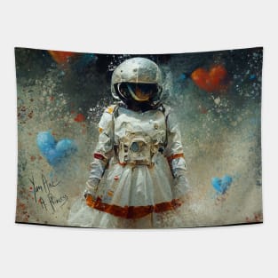 Astronaut Princess Tapestry