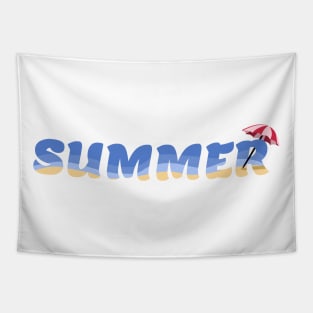 Summer Beach Tapestry