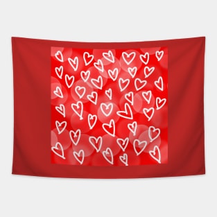 Love is in the Air! Hearts Tapestry