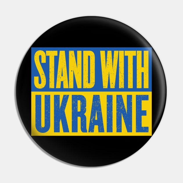 Stand With Ukraine Pin by fullgrownham