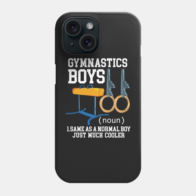 GYMNASTICS: Gymnastics Boy Definition Phone Case by woormle