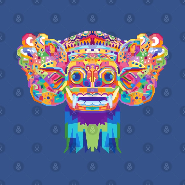 BARONG HEAD POP ART by mrcatguys