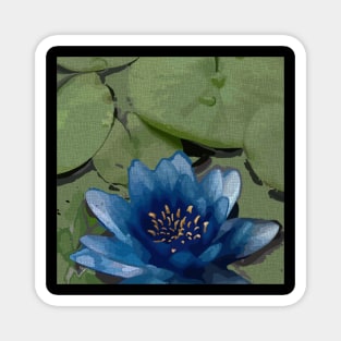 Lotus3-Blue Magnet