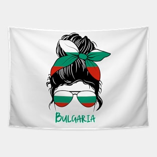Bulgaria girl, Proud Flag, Bulgaria gift heritage, Bulgarian girlfriend Tapestry