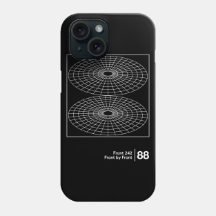 Front By Front / Minimalist Graphic Artwork Design Phone Case