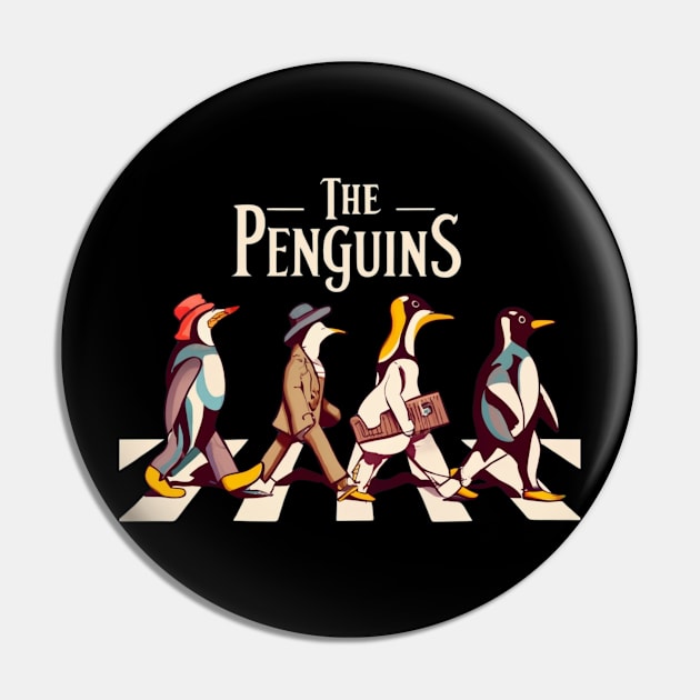 The penguin-Ls - Abbey Road Pin by Aldrvnd