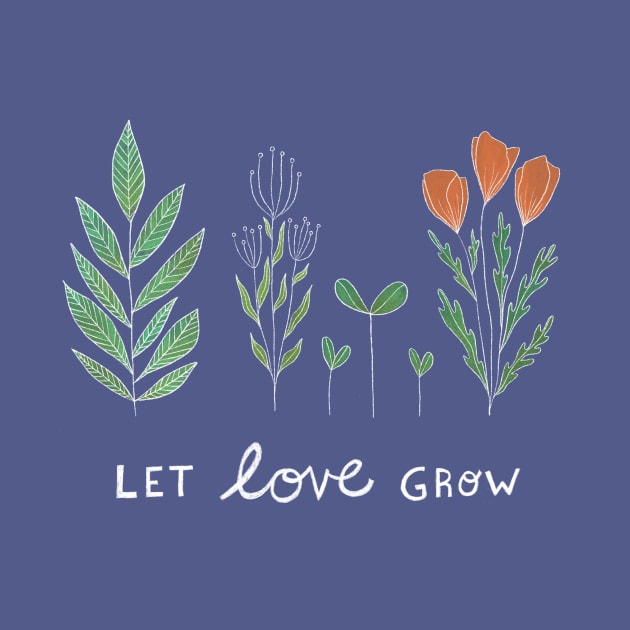 Let Love Grow Color by InkedinRed