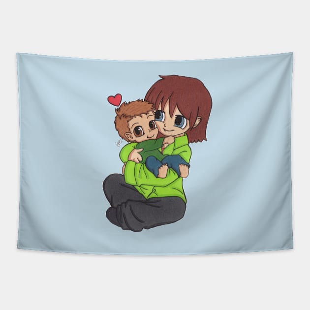 Cuddles Tapestry by Teamtsunami6